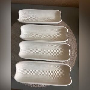 Pfaltzgraff USA White Corn Dishes Set of 4 – Mold 46